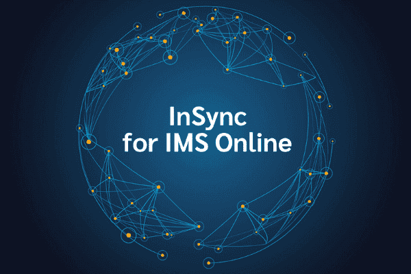 product name on an abstract blue and yellow background