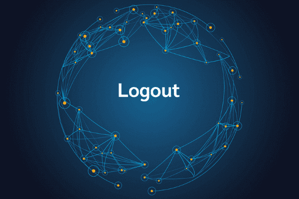 product name on an abstract blue and yellow background