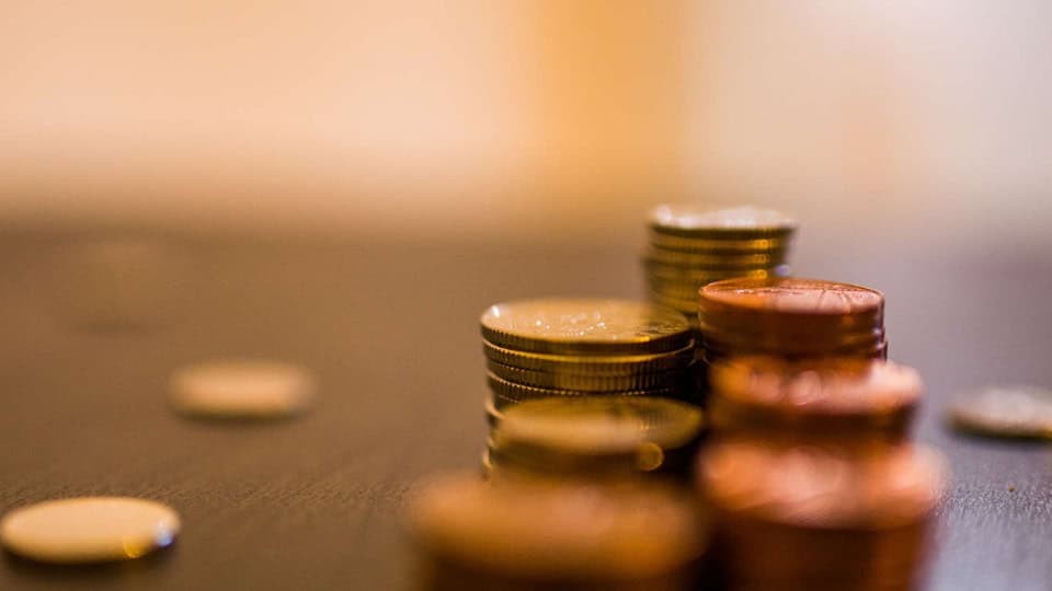 piles of coins