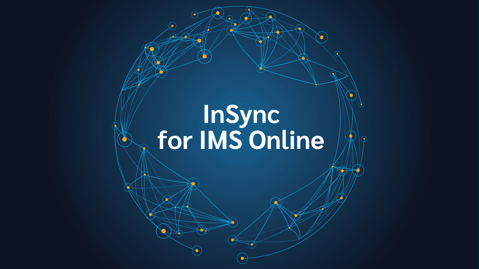 product name on an abstract blue and yellow background