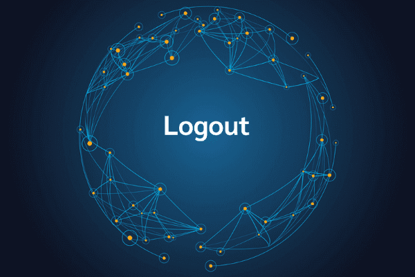 product name on an abstract blue and yellow background