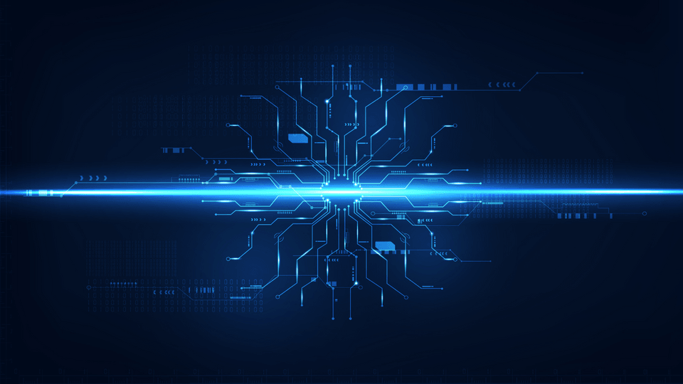 Abstract digital technology operating system