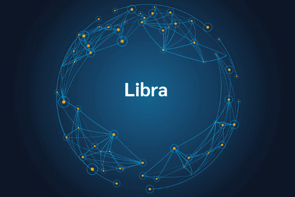 product name on an abstract blue and yellow background