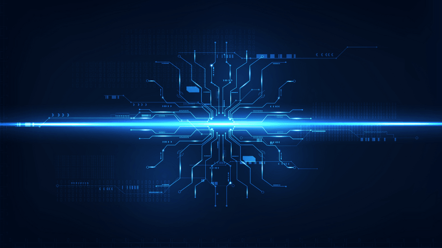 Abstract digital technology operating system