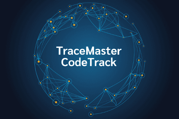 product name on an abstract blue and yellow background