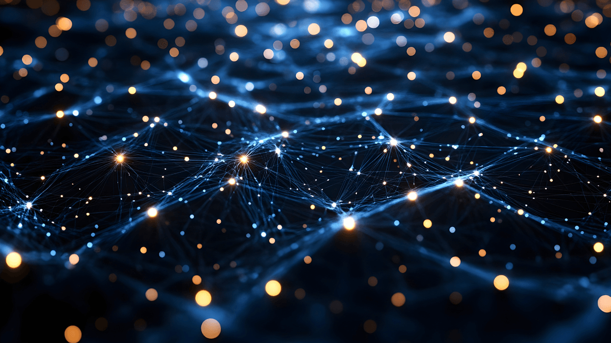 Abstract digital network image